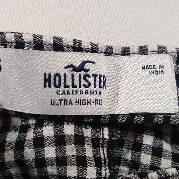 Hollister Other - Hollister XS girls side-zip skirt * black & white checkers